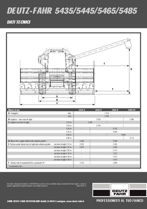 Зърнокомбайн DEUTZ-FAHR 5445 H