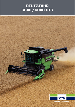Зърнокомбайн DEUTZ-FAHR 6040 C HTS