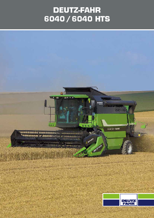 Зърнокомбайн DEUTZ-FAHR 6040 C HTS