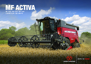 Зърнокомбайн Massey Ferguson Activa 7344-MCS