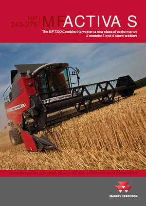 Зърнокомбайн Massey Ferguson Activa 7347 S