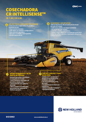 Зърнокомбайн New Holland CR 7.90 INTELLISENSE™