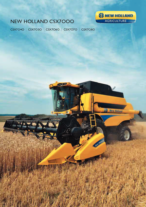 Зърнокомбайн New Holland CSX 7080 Laterale