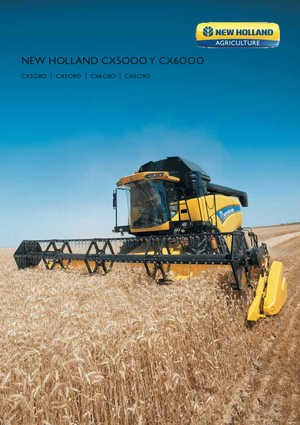 Зърнокомбайн New Holland CX 5090 Laterale