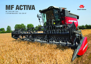 Зърнокомбайн Massey Ferguson MF Activa 7344 