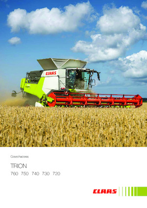 Зърнокомбайн Claas Trion 740 Terra Trac    