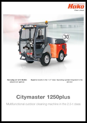 Компактни машини за метене Hako Citymaster 1250 plus