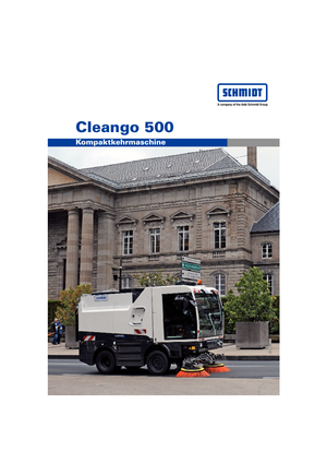 Компактни машини за метене Schmidt Cleango 500