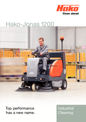 Компактни машини за метене Hako Jonas 1200 V