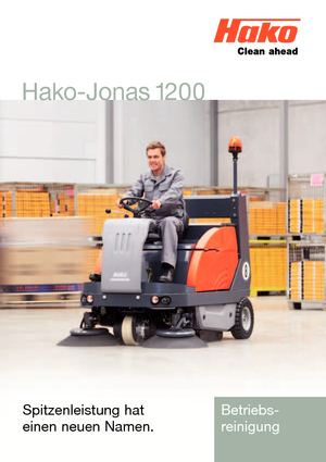 Компактни машини за метене Hako Jonas 1200 V