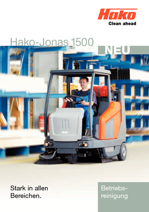 Компактни машини за метене Hako Jonas 1500 D