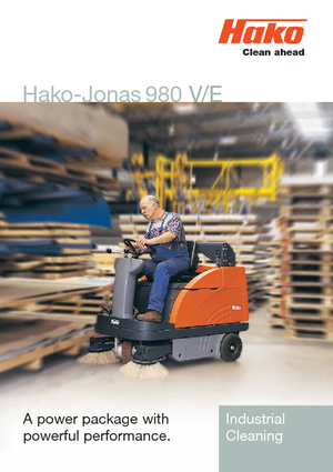 Компактни машини за метене Hako Jonas 980 VH