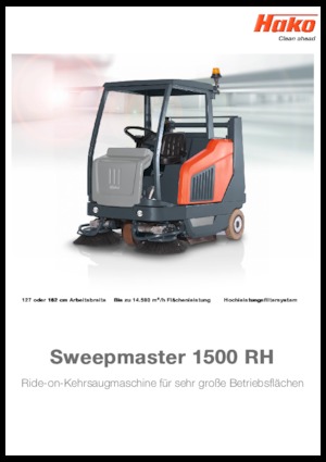 Компактни машини за метене Hako Sweepmaster D 1500 RH
