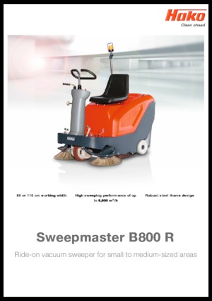 Компактни машини за метене Hako Sweepmaster B 800 R