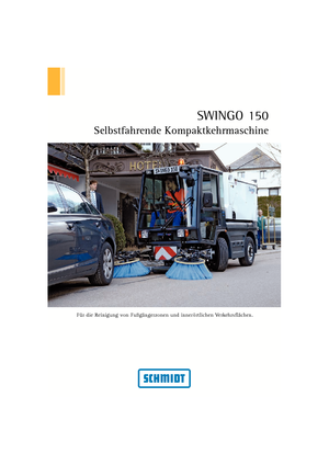 Компактни машини за метене Schmidt Swingo 150
