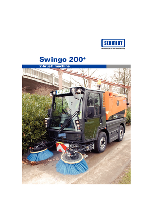Компактни машини за метене Schmidt Swingo 200