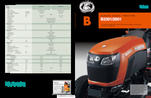 Общински трактори Kubota B2601HD