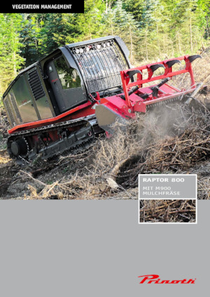 Общински трактори Prinoth Raptor 800