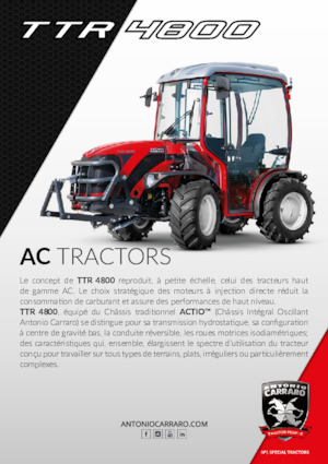 Общински трактори Carraro TTR 4800 HST