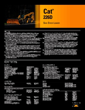 Челни товарачи Caterpillar 226D