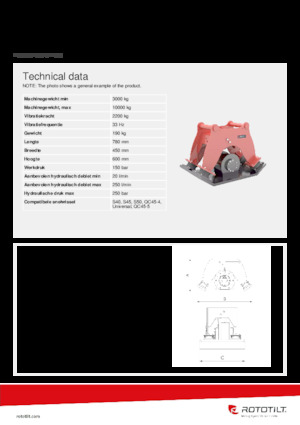 Монтируеми повърхностни вибратори Rototilt® C22