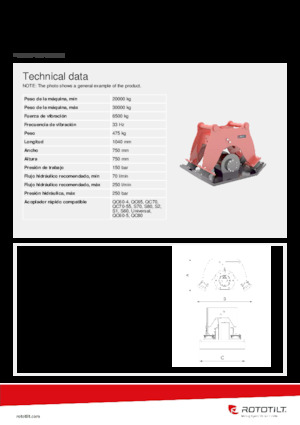 Монтируеми повърхностни вибратори Rototilt® C65