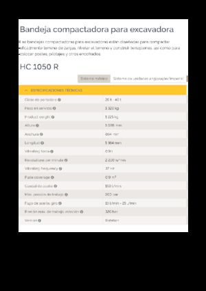 Монтируеми повърхностни вибратори Epiroc HC 1050 R 