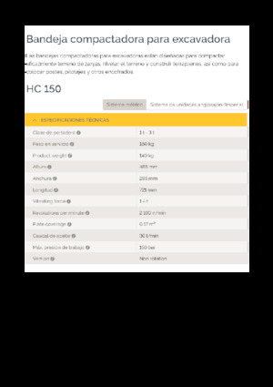 Монтируеми повърхностни вибратори Epiroc HC 150 
