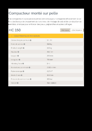 Монтируеми повърхностни вибратори Epiroc HC 150 