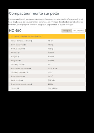 Монтируеми повърхностни вибратори Epiroc HC 450 