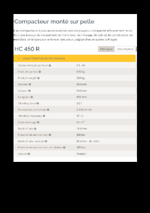 Монтируеми повърхностни вибратори Epiroc HC 450 R 
