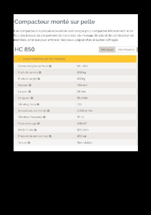 Монтируеми повърхностни вибратори Epiroc HC 850 