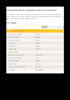 Монтируеми повърхностни вибратори Epiroc HC 850 