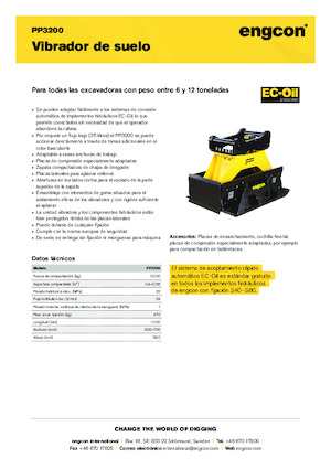 Монтируеми повърхностни вибратори engcon PP3200