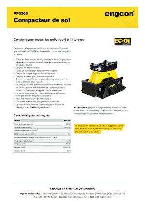 Монтируеми повърхностни вибратори engcon PP3200