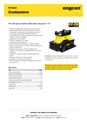 Монтируеми повърхностни вибратори engcon PP3200