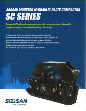 Монтируеми повърхностни вибратори Soosan SC 340