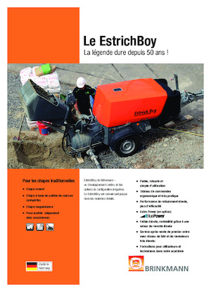 Предаватели на сгъстен въздух Brinkmann Estrich Boy EC 350 