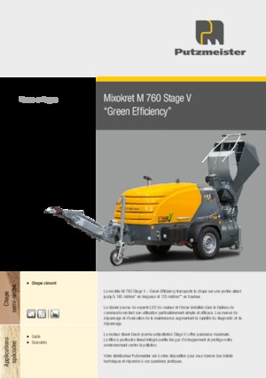 Предаватели на сгъстен въздух Putzmeister M 760 DHB 