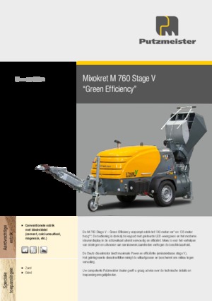 Предаватели на сгъстен въздух Putzmeister M 760 DHB 