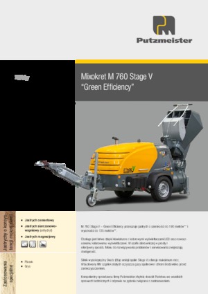 Предаватели на сгъстен въздух Putzmeister M 760 DHB 