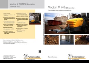 Предаватели на сгъстен въздух Putzmeister M 740 DBS