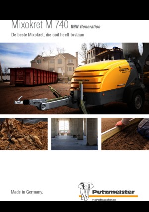 Предаватели на сгъстен въздух Putzmeister M 740 DBS