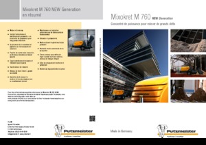 Предаватели на сгъстен въздух Putzmeister M 760 DHB