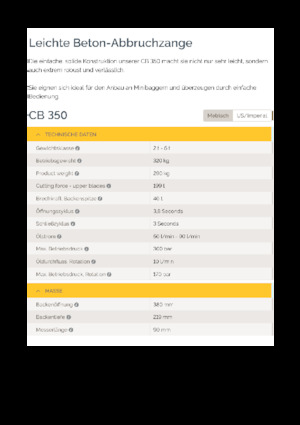 Бетонотрошачки Epiroc CB 350