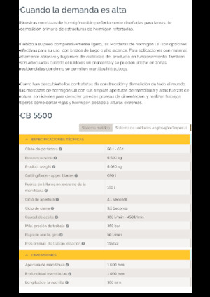 Бетонотрошачки Epiroc CB 5500