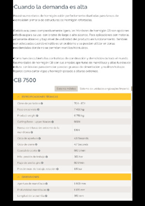 Бетонотрошачки Epiroc CB 7500