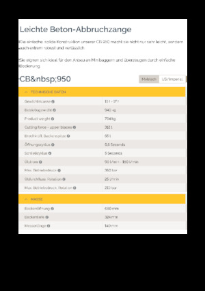 Бетонотрошачки Epiroc CB 950
