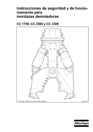Бетонотрошачки Atlas Copco CC 2500S