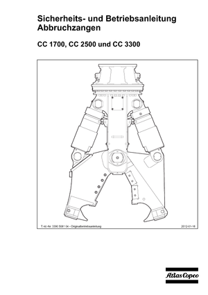 Бетонотрошачки Atlas Copco CC 2500S